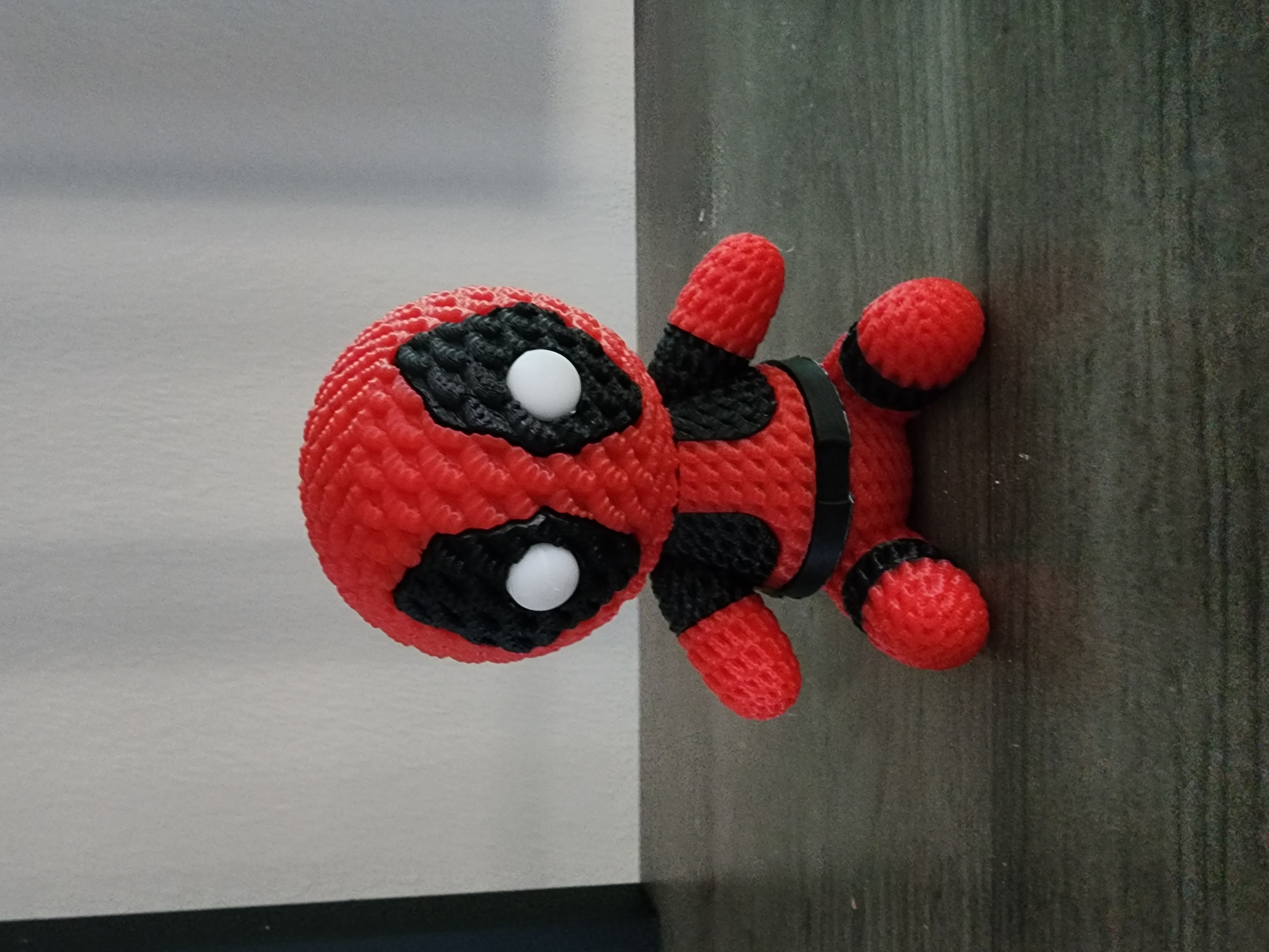 DeadPool Knitted FIgurine