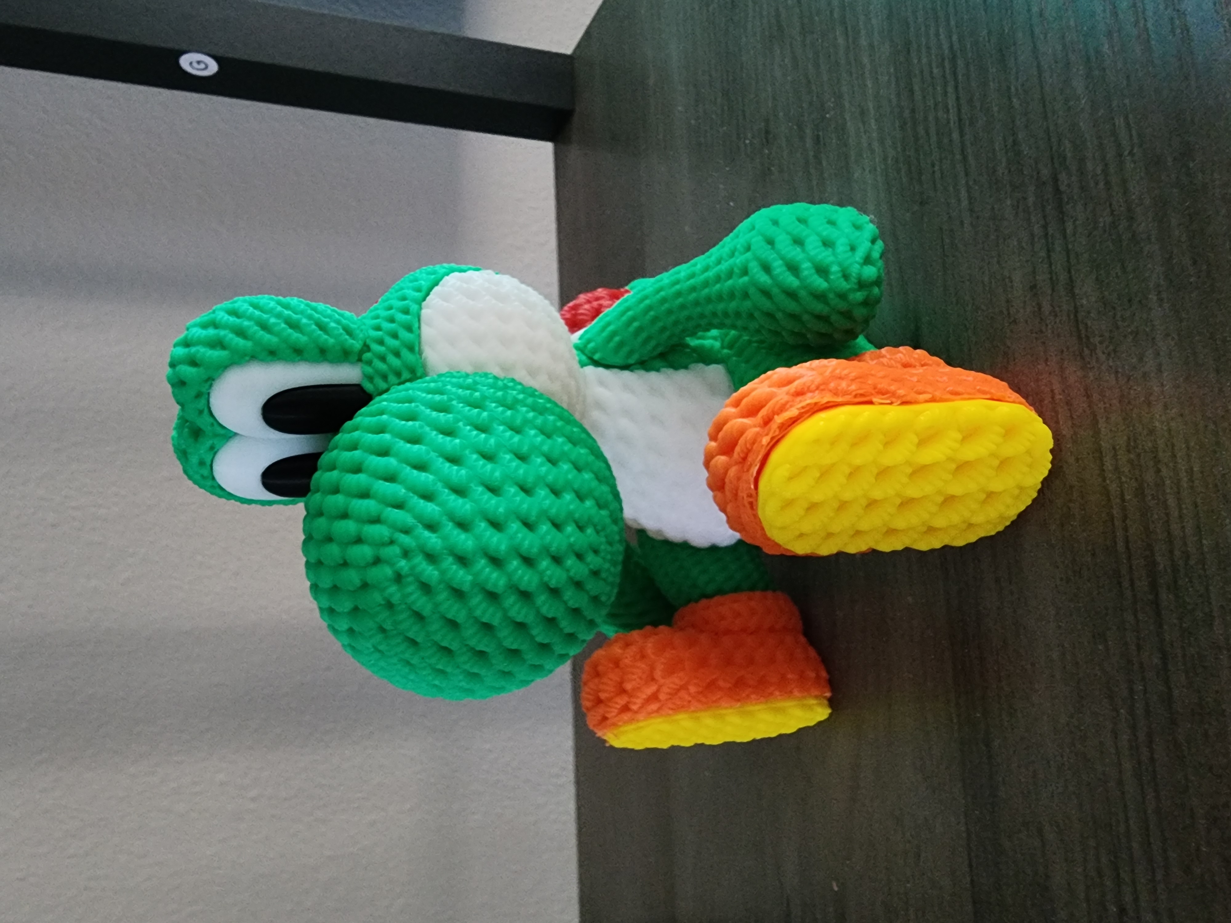 Yoshi Knitted Figurine
