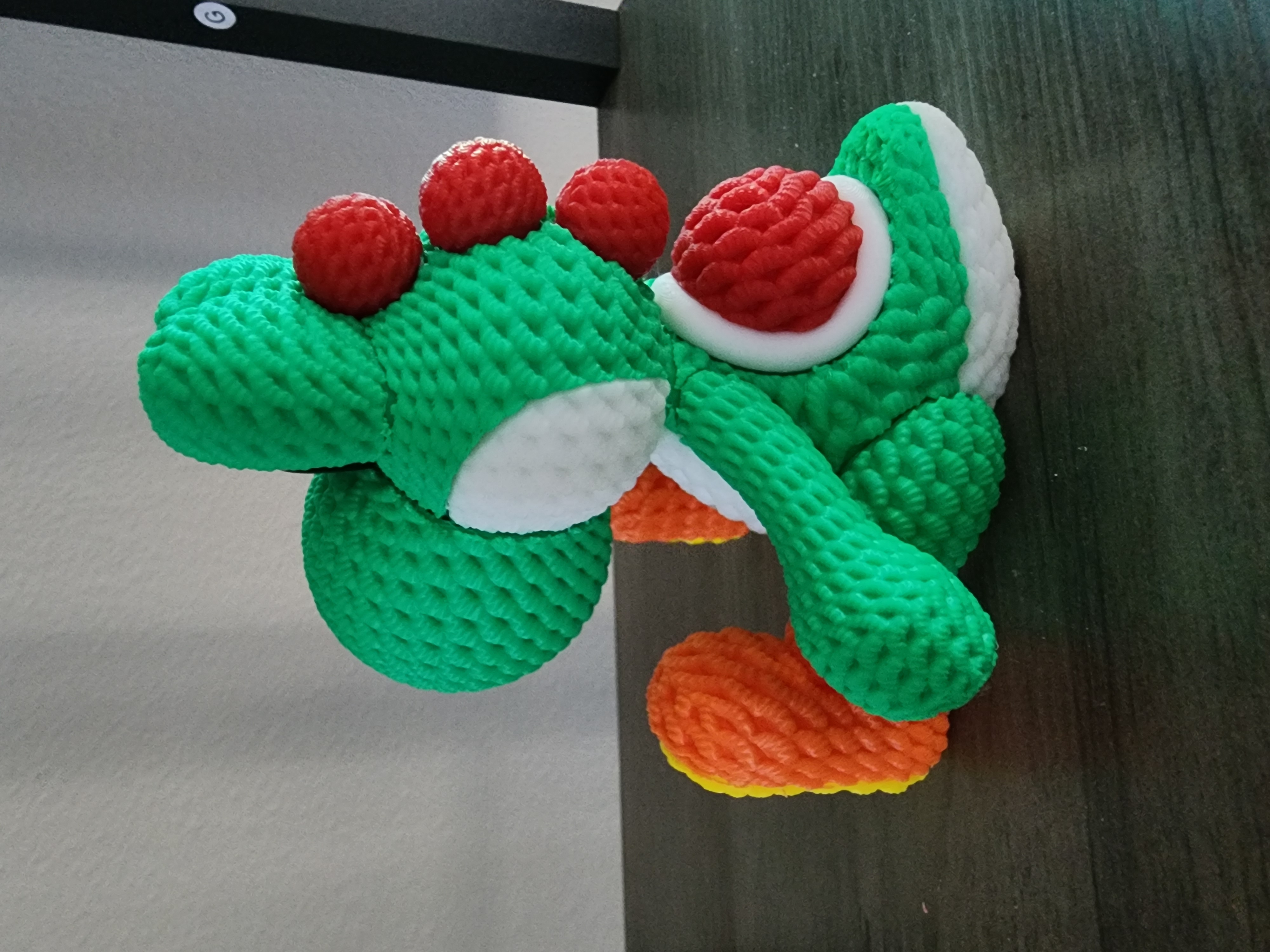 Yoshi Knitted Figurine