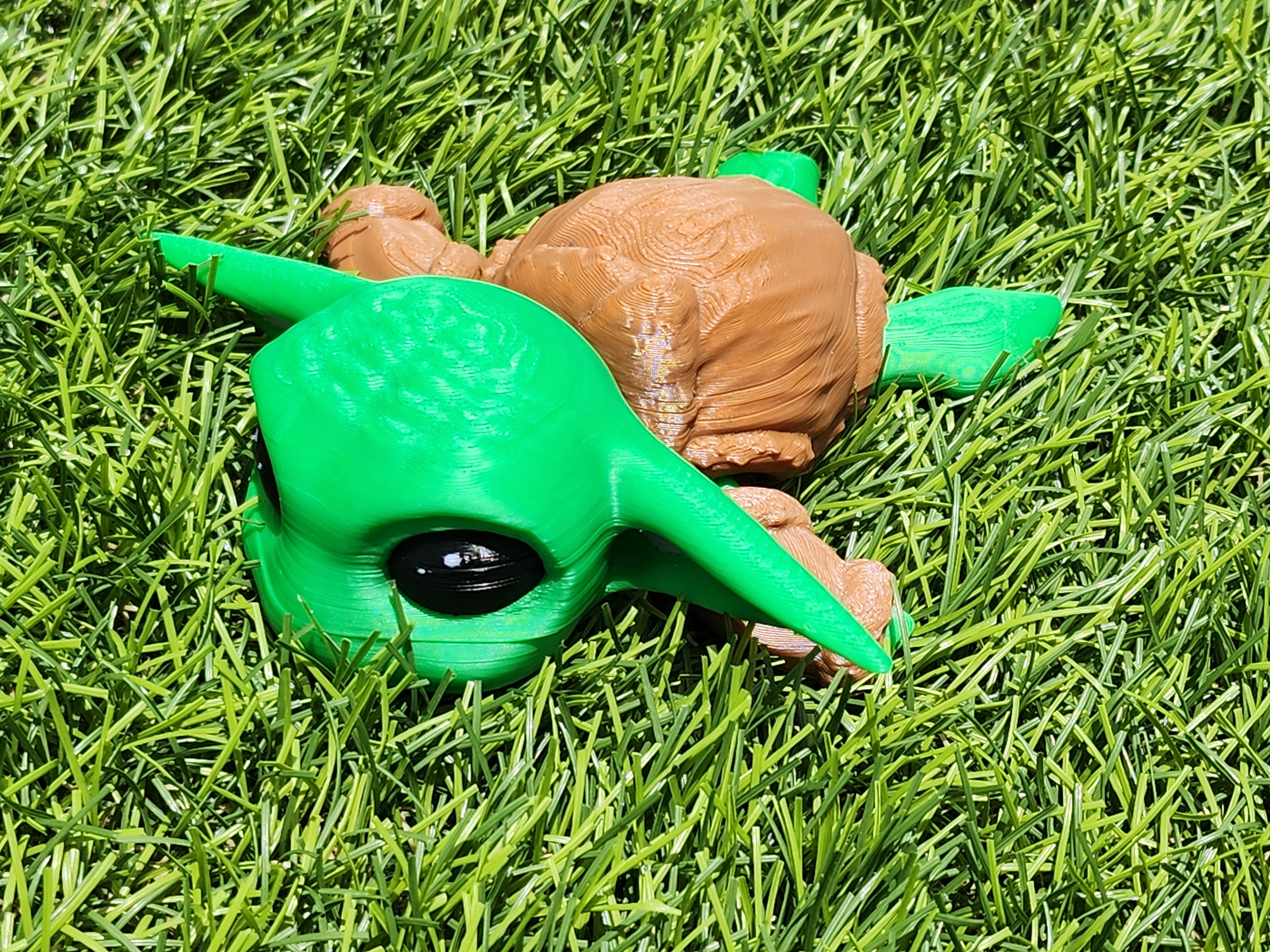 Baby Yoda (Grogu) Articulating Turtle