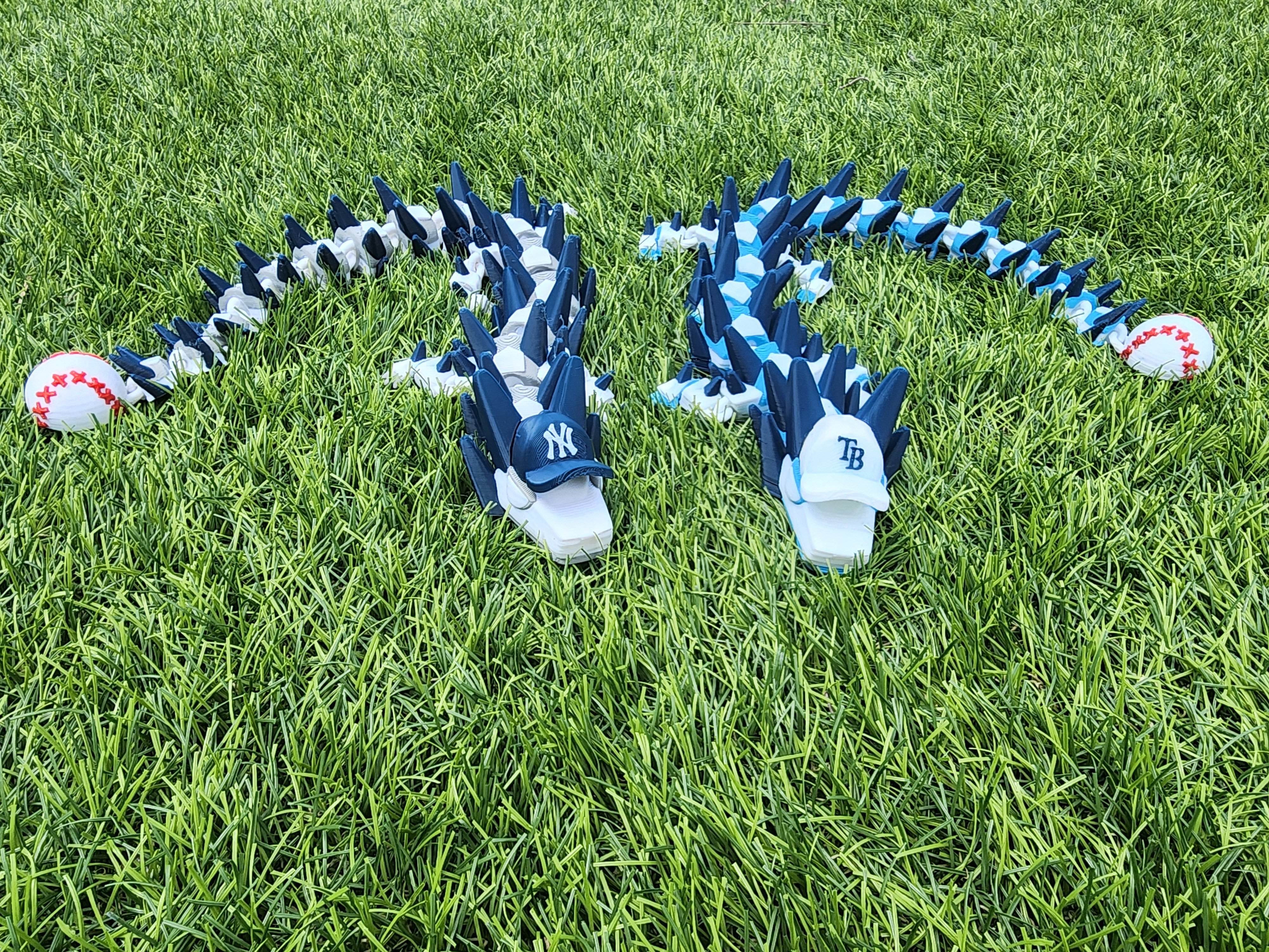 Custom Baseball Articulated Dragon