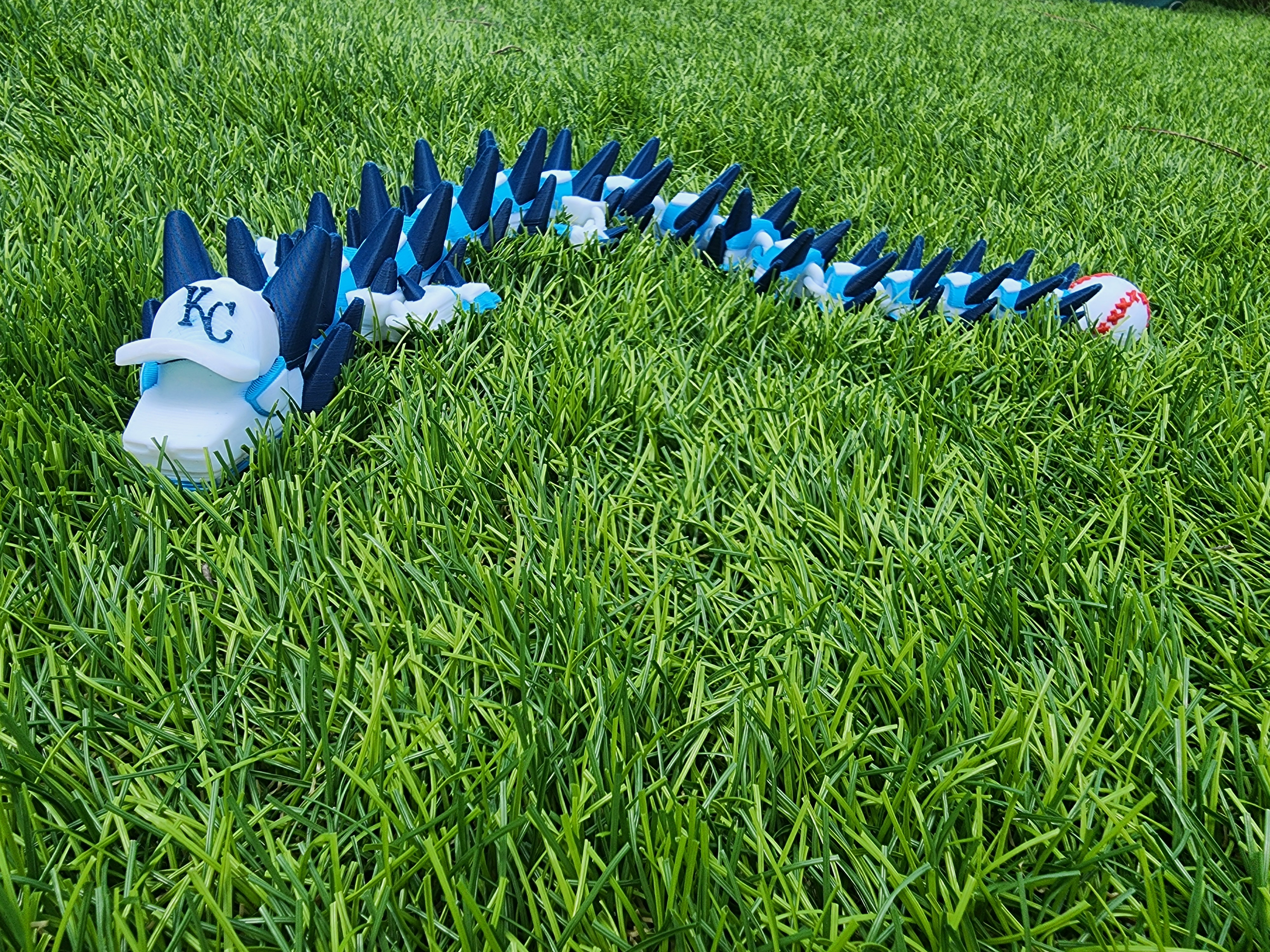 Custom Baseball Articulated Dragon