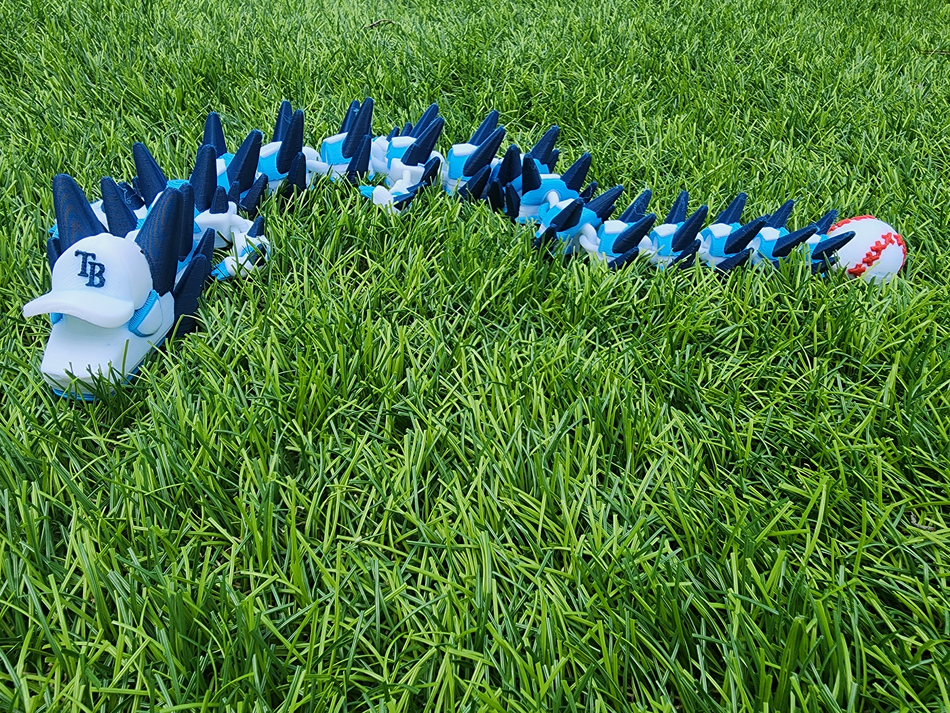 Custom Baseball Articulated Dragon