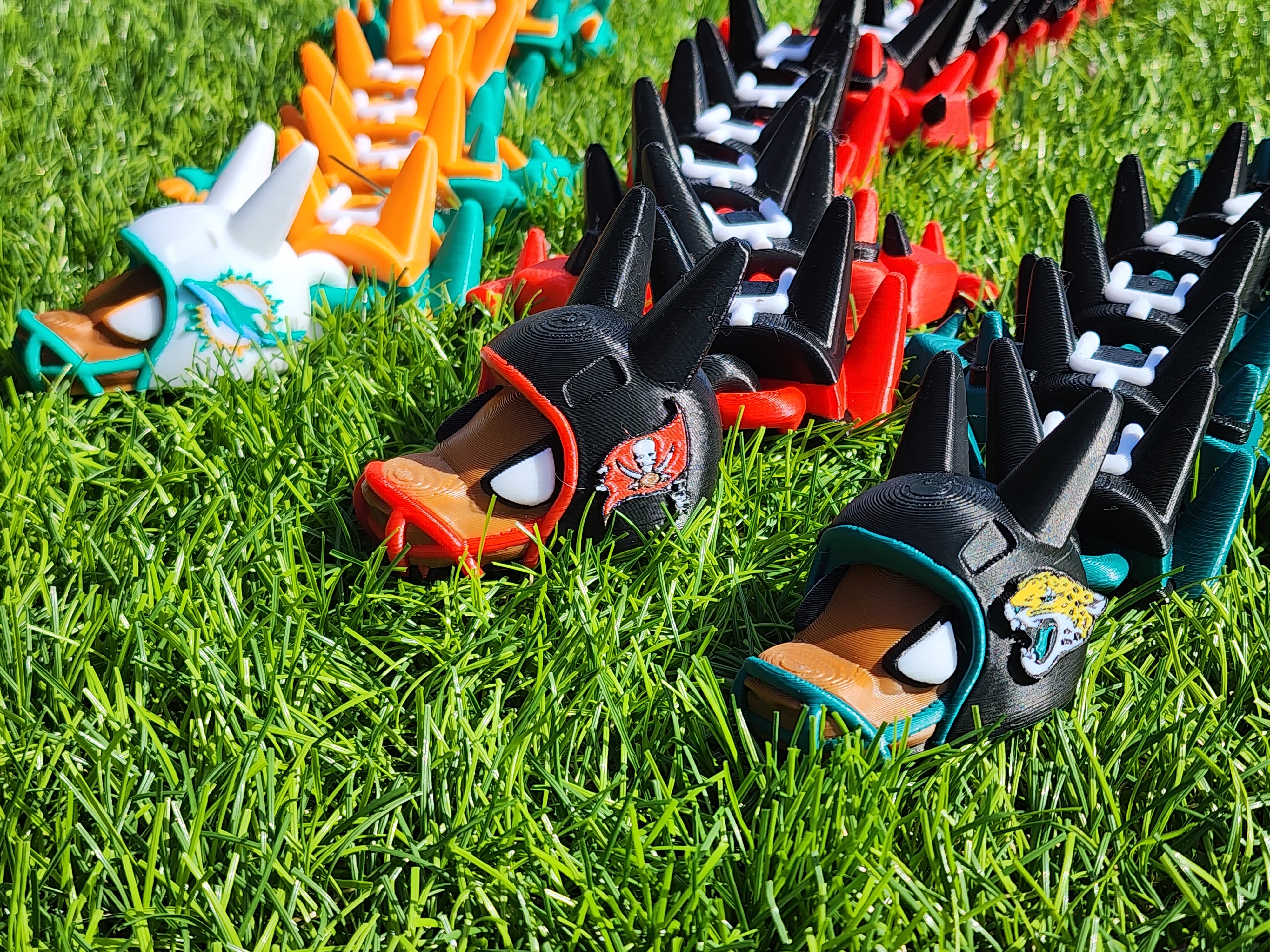 Custom Football Articulated Dragon