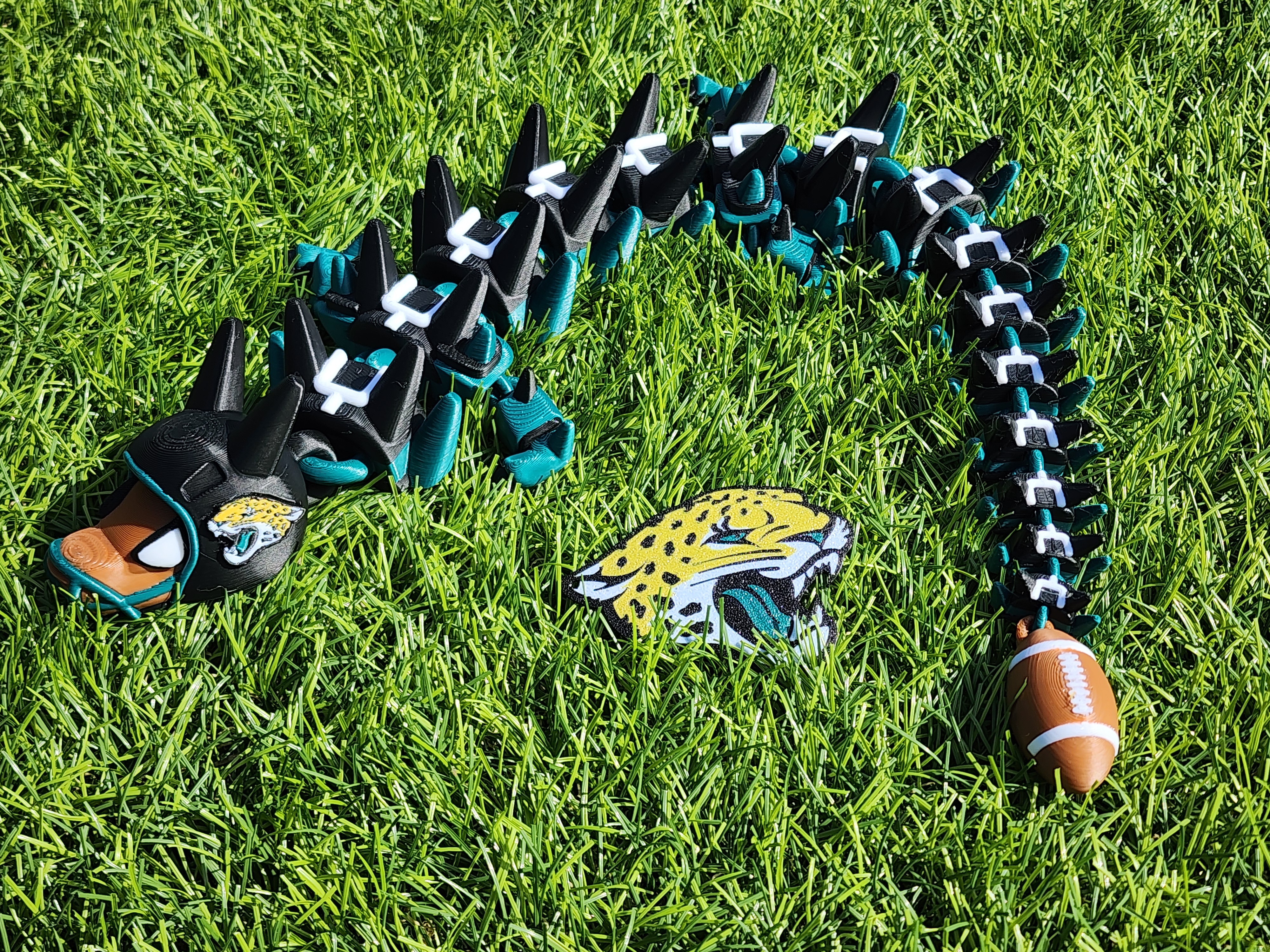 Custom Football Articulated Dragon