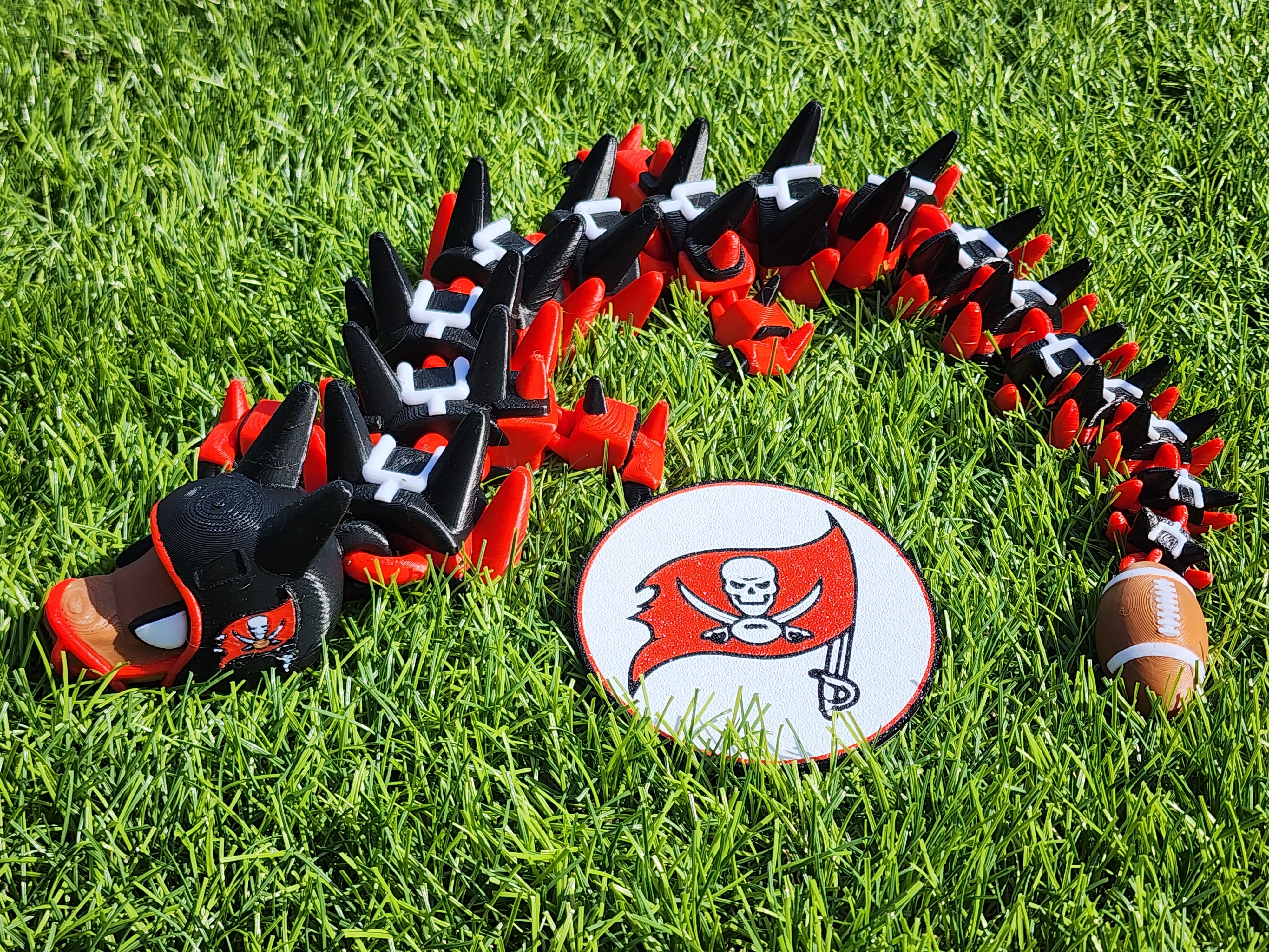 Custom Football Articulated Dragon
