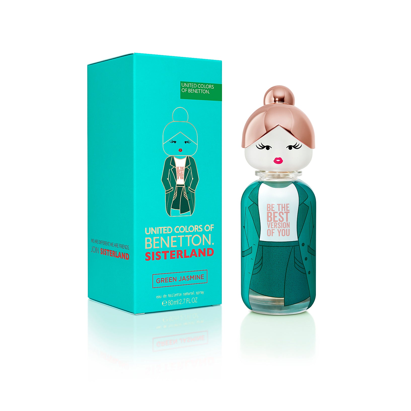 BENETTON SISTERLAND GREEN JASMINE 80ML EDT 
