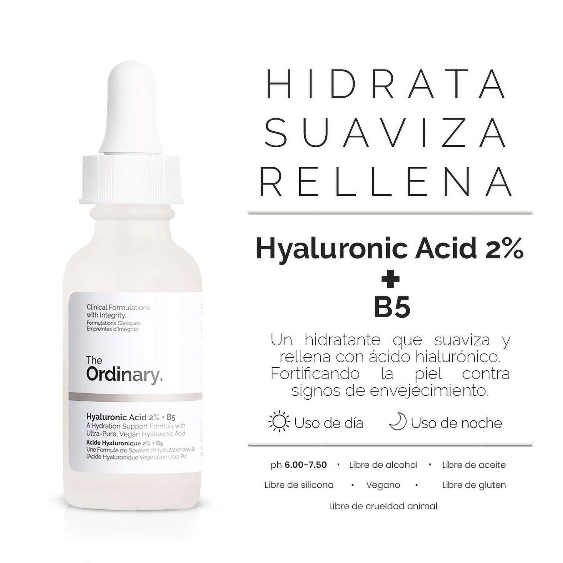 THE ORDINARY HYALURONIC ACID 2% + B5 30ML 