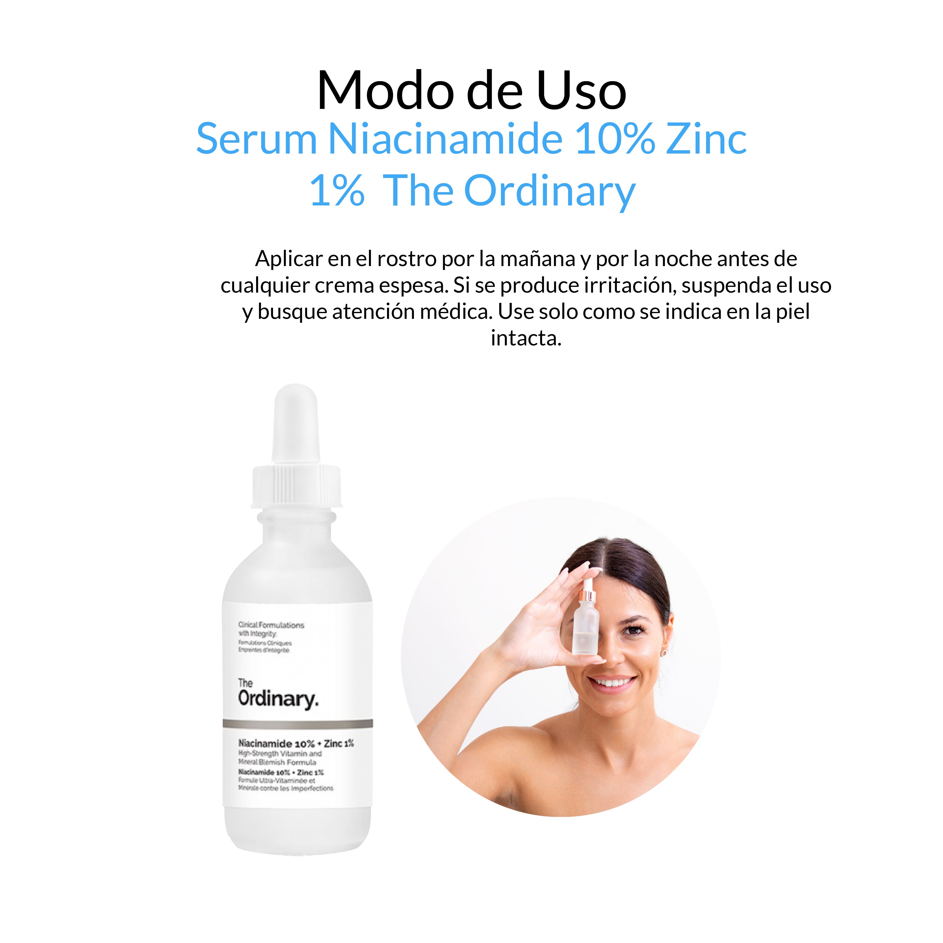 THE ORDINARY NIACINAMIDE 10% + ZINC 1% 60ML