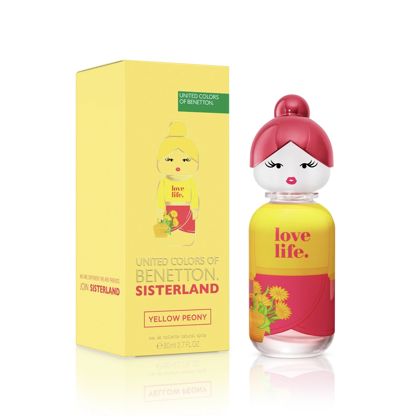 BENETTON SISTERLAND YELLOW PEONY 80ML EDT