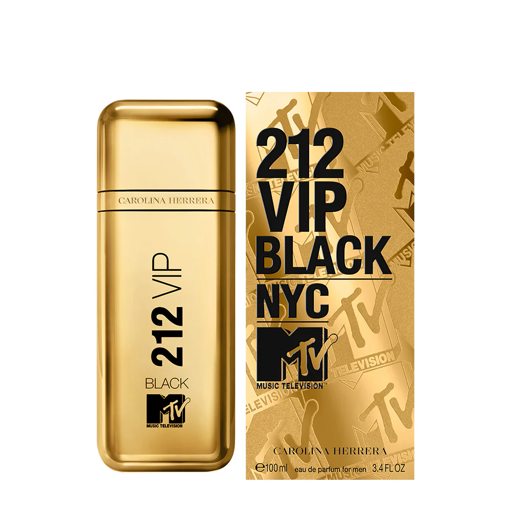 CAROLINA HERRERA 212 VIP BLACK NYC MTV 100ML EDP