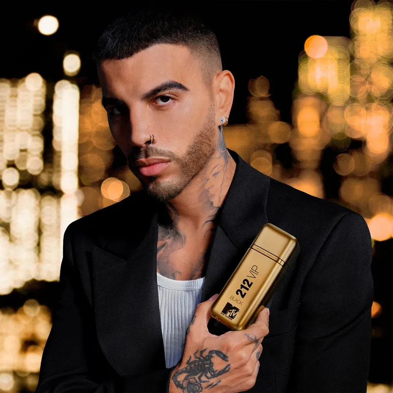 CAROLINA HERRERA 212 VIP BLACK NYC MTV 100ML EDP