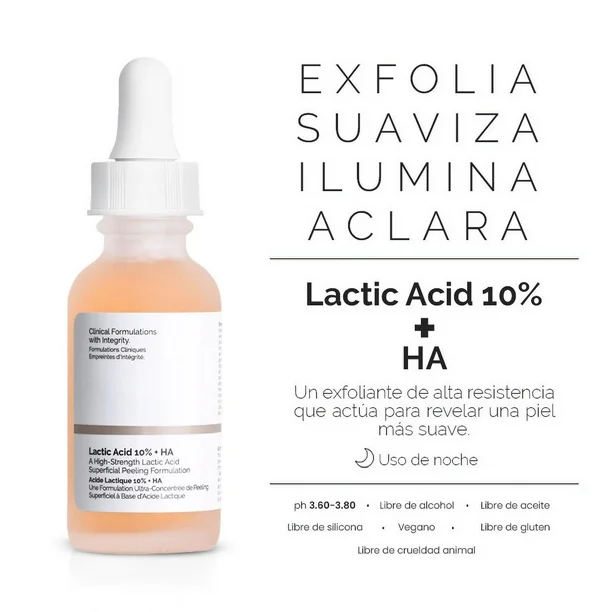 THE ORDINARY LACTICO ACID 10% +HA 30ML