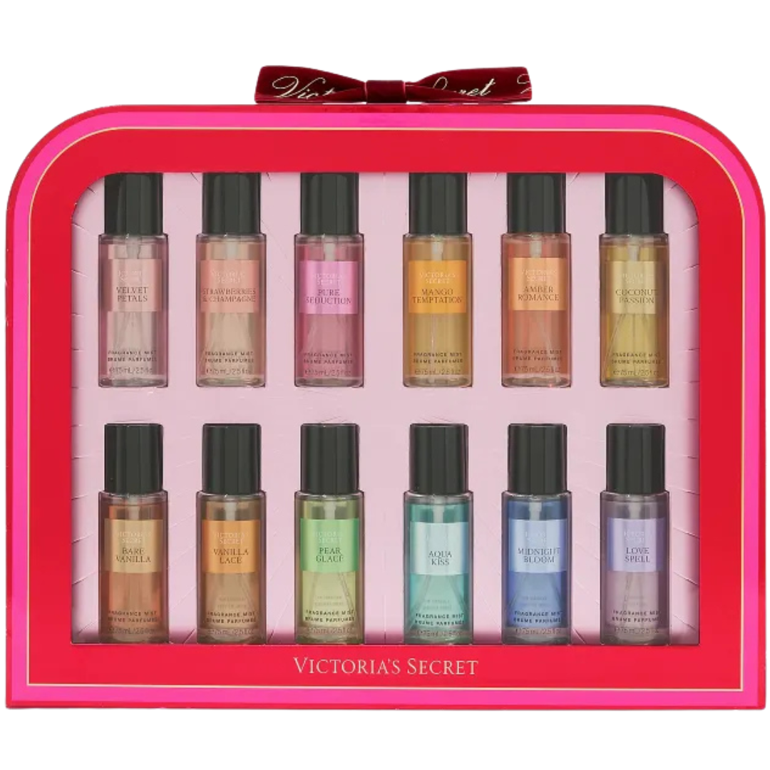 VICTORIA'S SECRET MINI SET SPLASH 12 PIEZAS 75ML