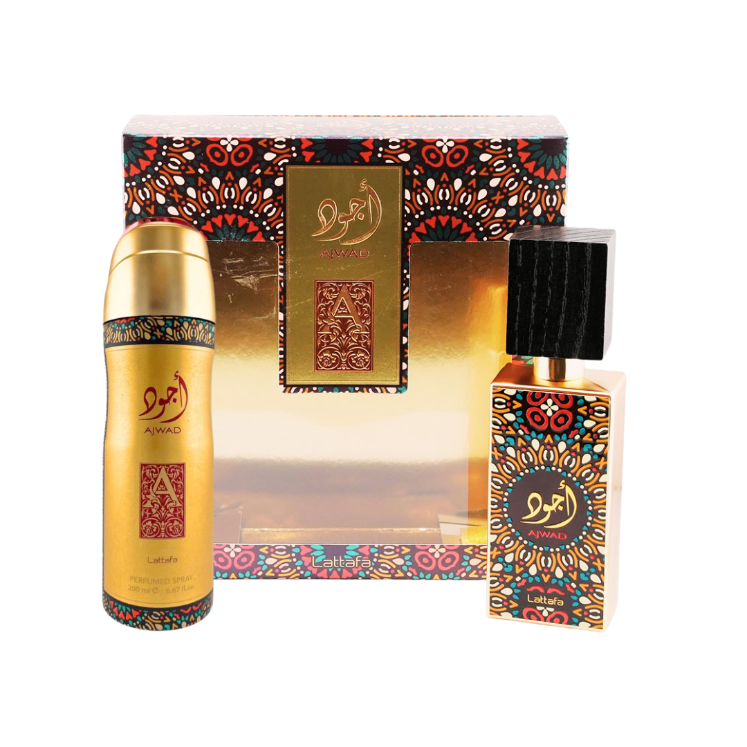 LATTAFA AJWAD 60ML + DEO SPRAY 200MLM