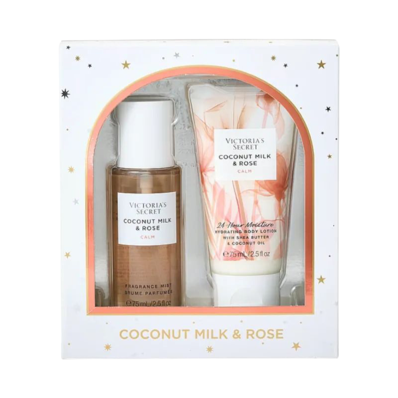 MINI SET COCONUT MILK & ROSE 75ML