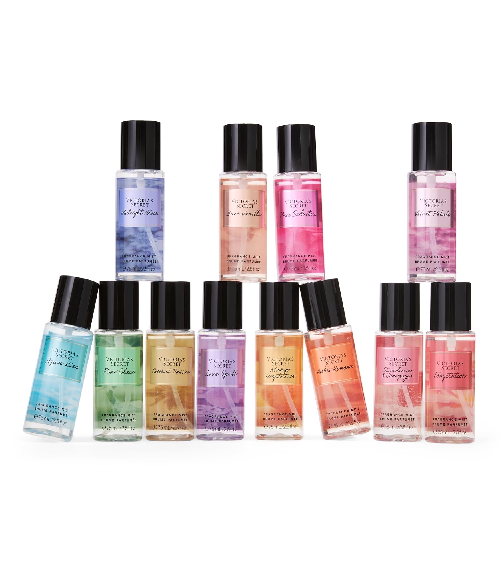 VICTORIA'S SECRET MINI SET SPLASH 12 PIEZAS 75ML