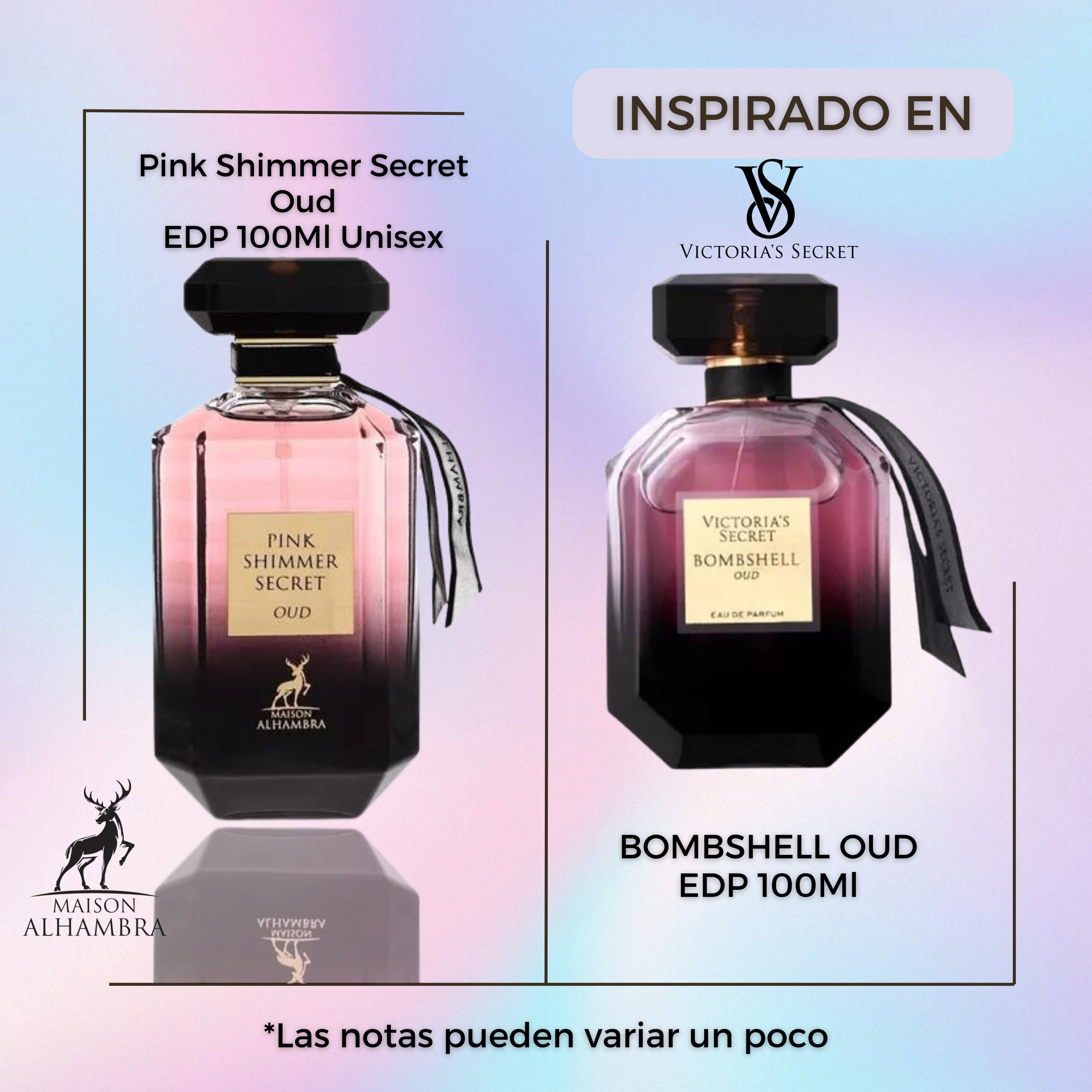 MAISON ALHAMBRA PINK SHIMMER OUD 100ML EDP 