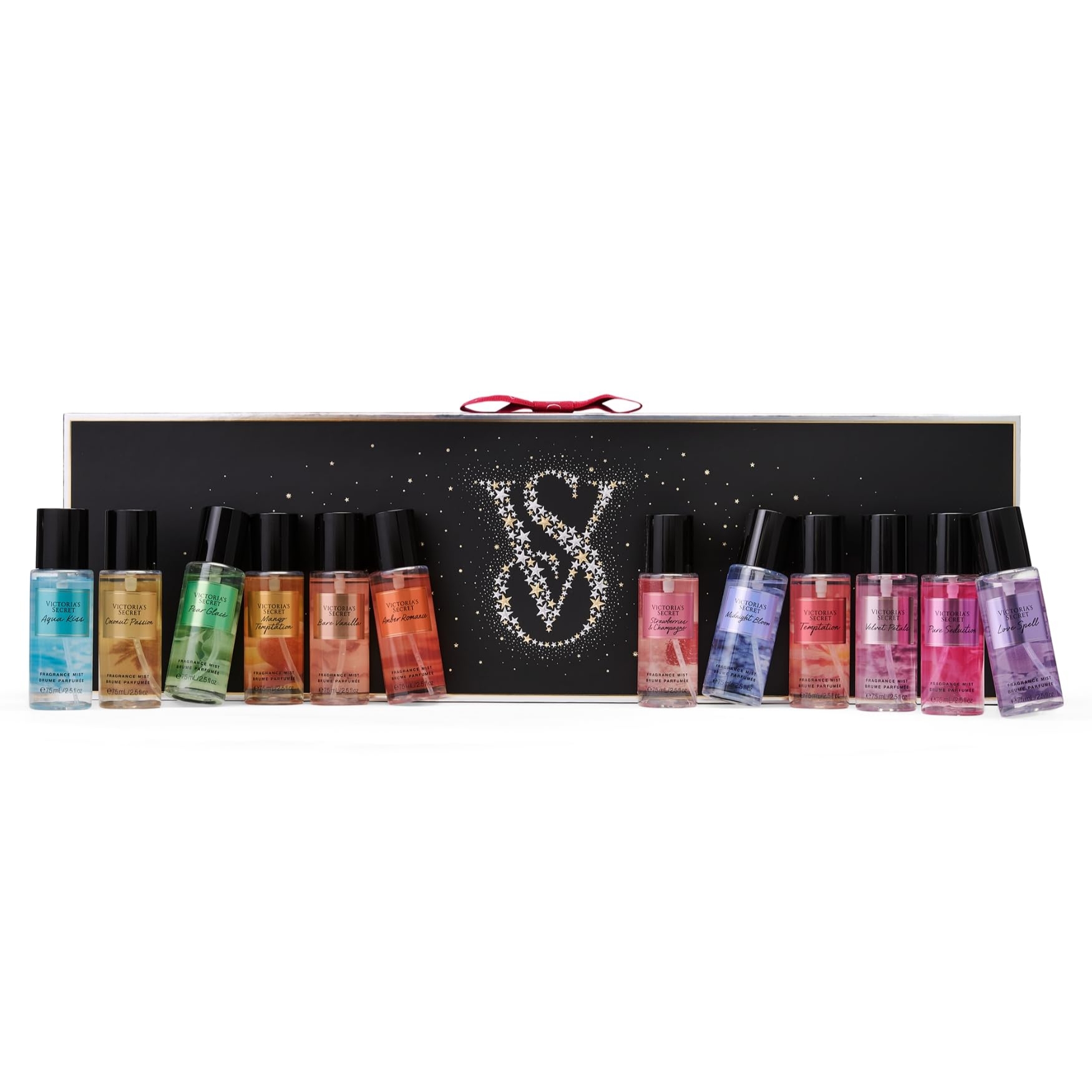 MINI SET VICTORIA'S SECRET 12 UNIDADES 75ML