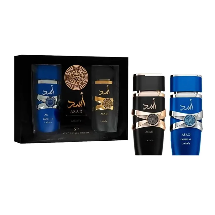 LATTAFA SET ASAD + ASAD ZANZIBAR 100ML C/U EDP