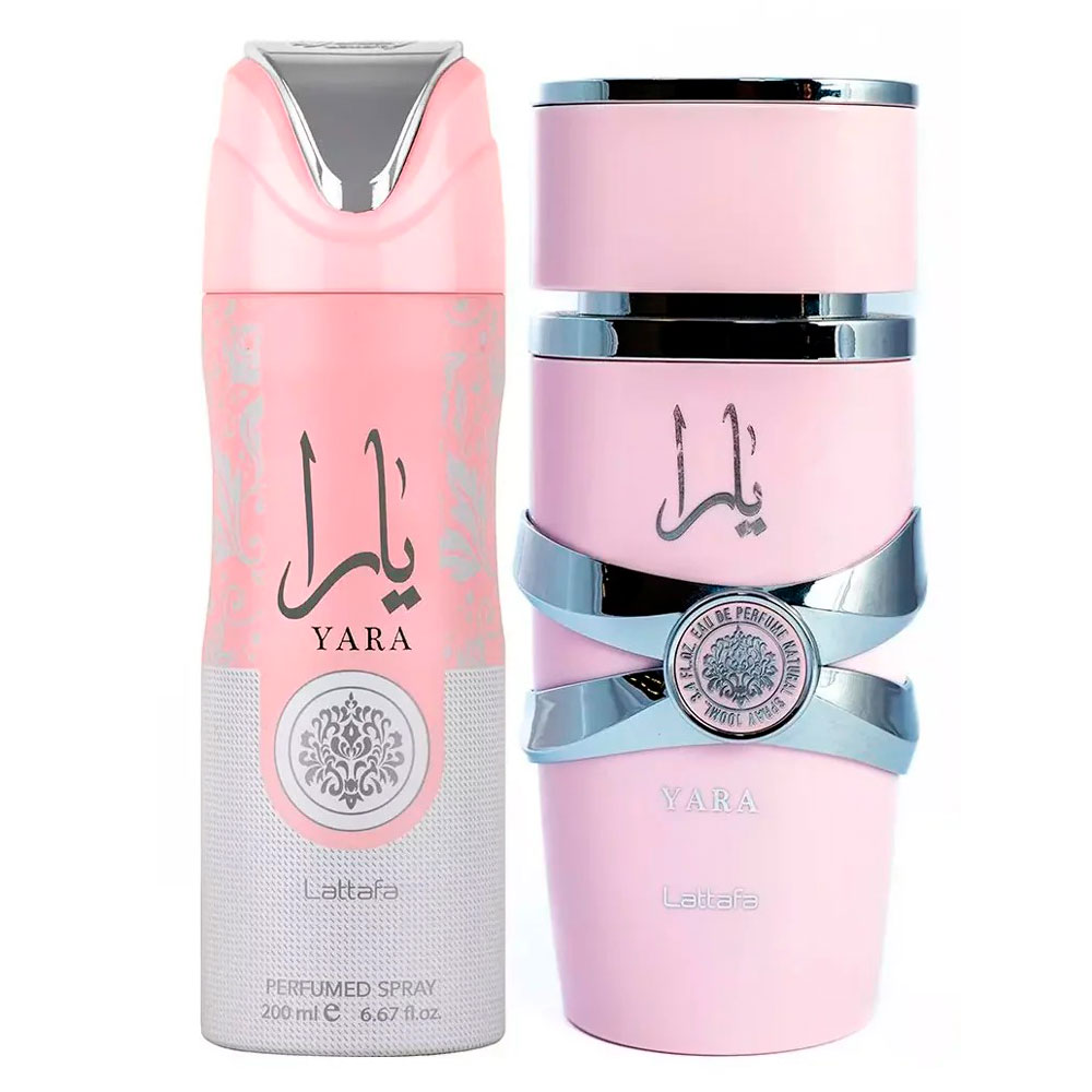 LATTAFA YARA 100ML EDP + DEO SPRAY 200ML