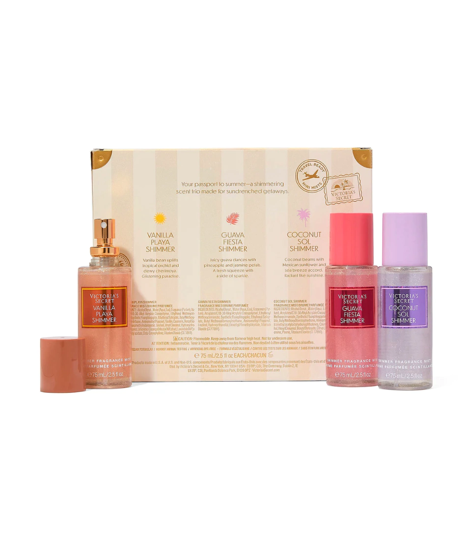 VICTORIA'S SECRET MINI SET PLAYA SHIMMER 75ML 