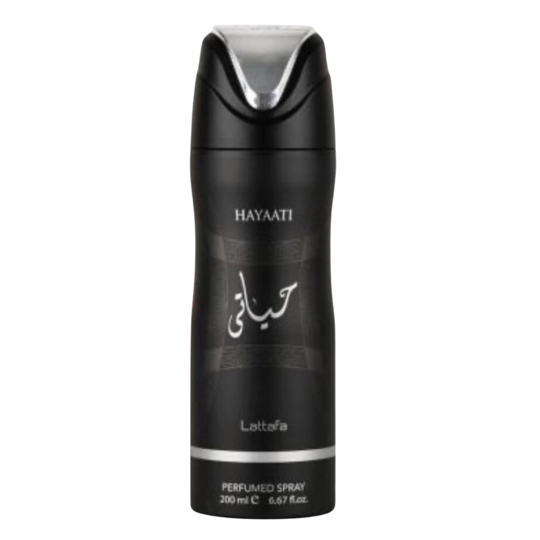 LATTAFA BODY SPRAY HAYAATI BLACK 200ML