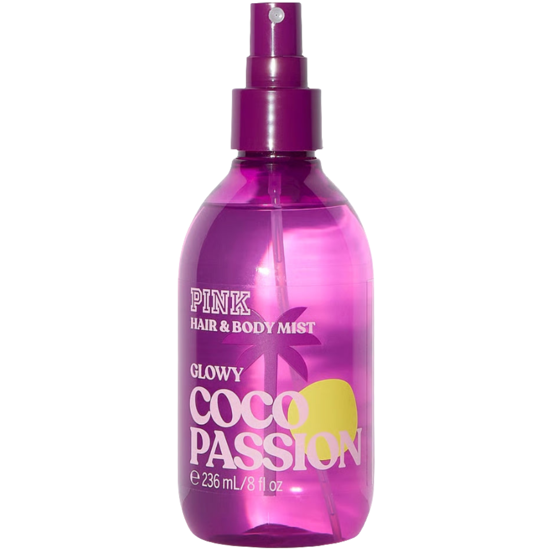 PINK HAIR & BODY MIST GLOWY COCO PASSION 236ML