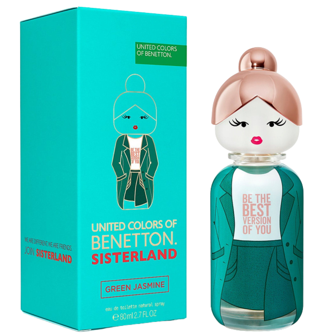 BENETTON SISTERLAND GREEN JASMINE 80ML EDT 