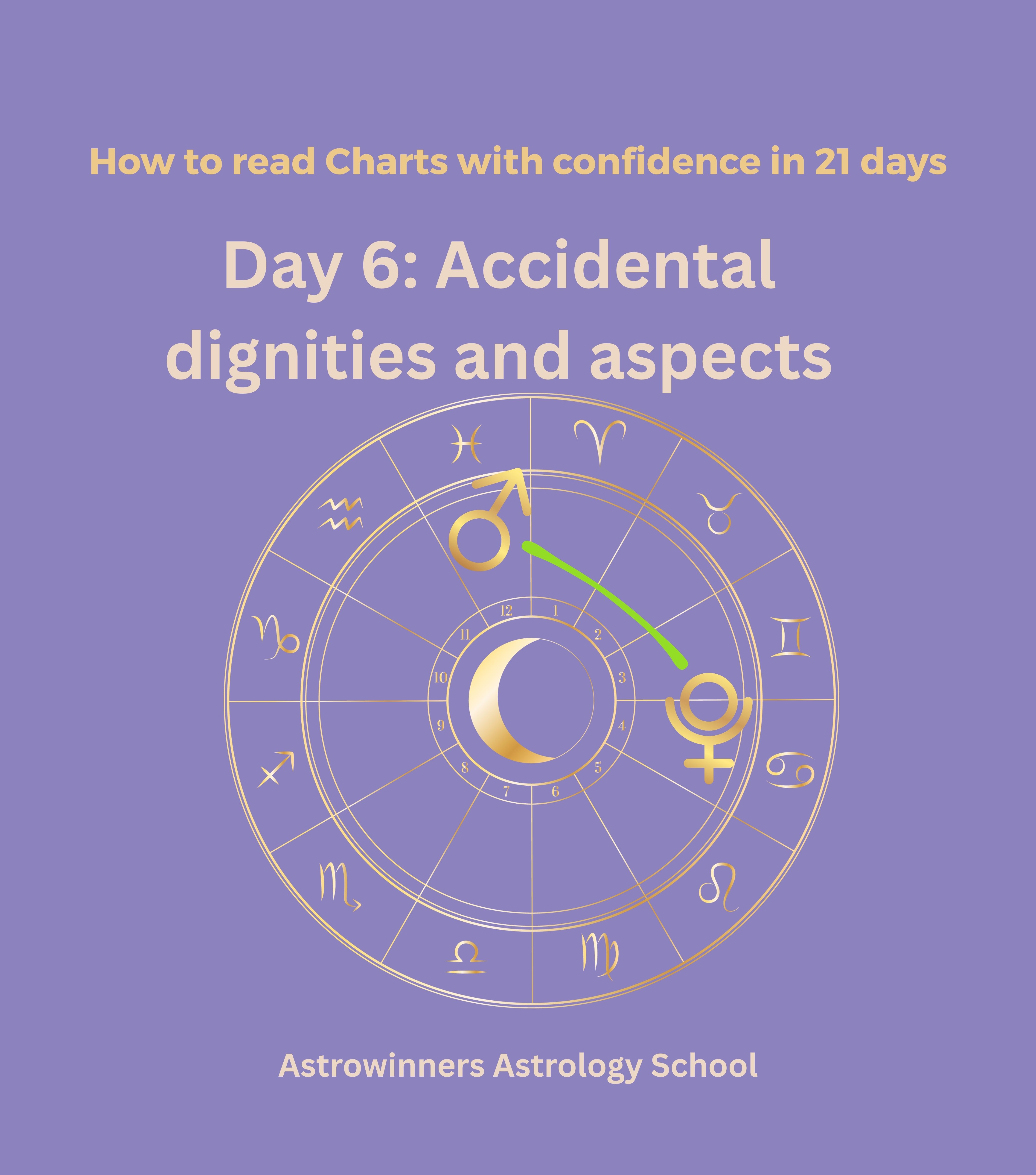 Day 6: Accidental dignities and aspects