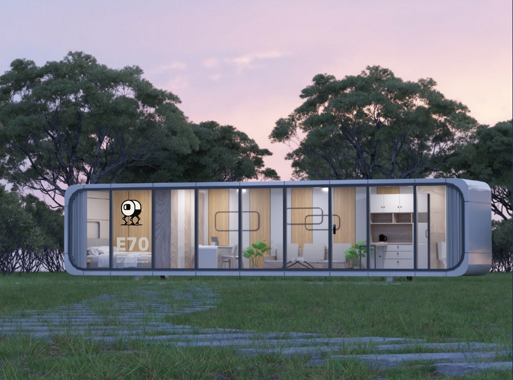 E70 WALKING WATERS CAPSULE HOME
