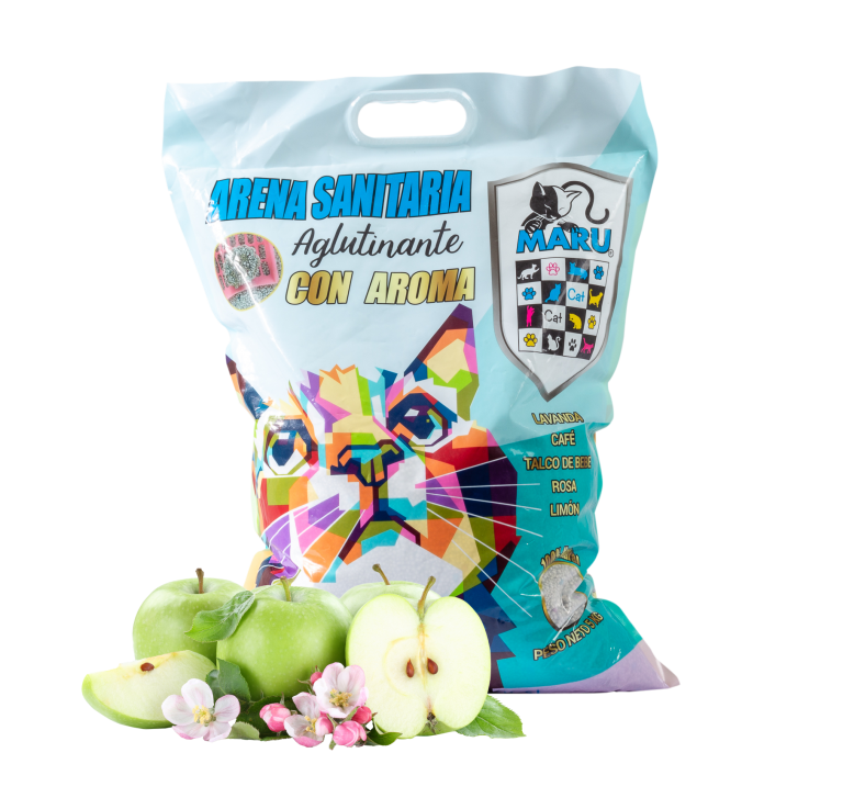 Arena Sanitaria Maru Aroma Manzana 20 KG