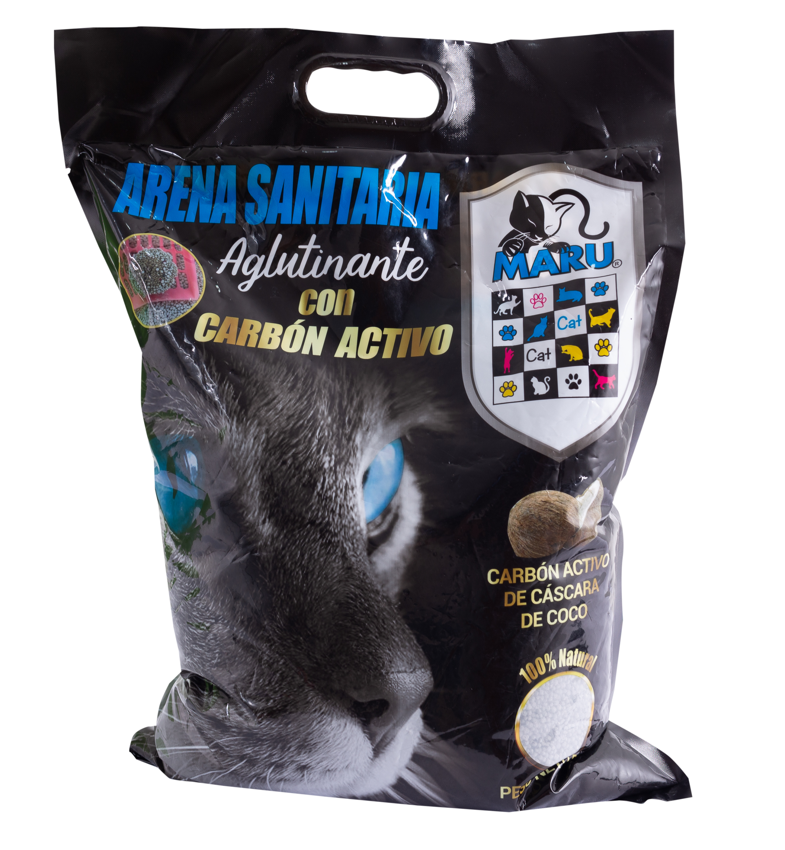 Arena Sanitaria Maru - Carbón activo 5 KG