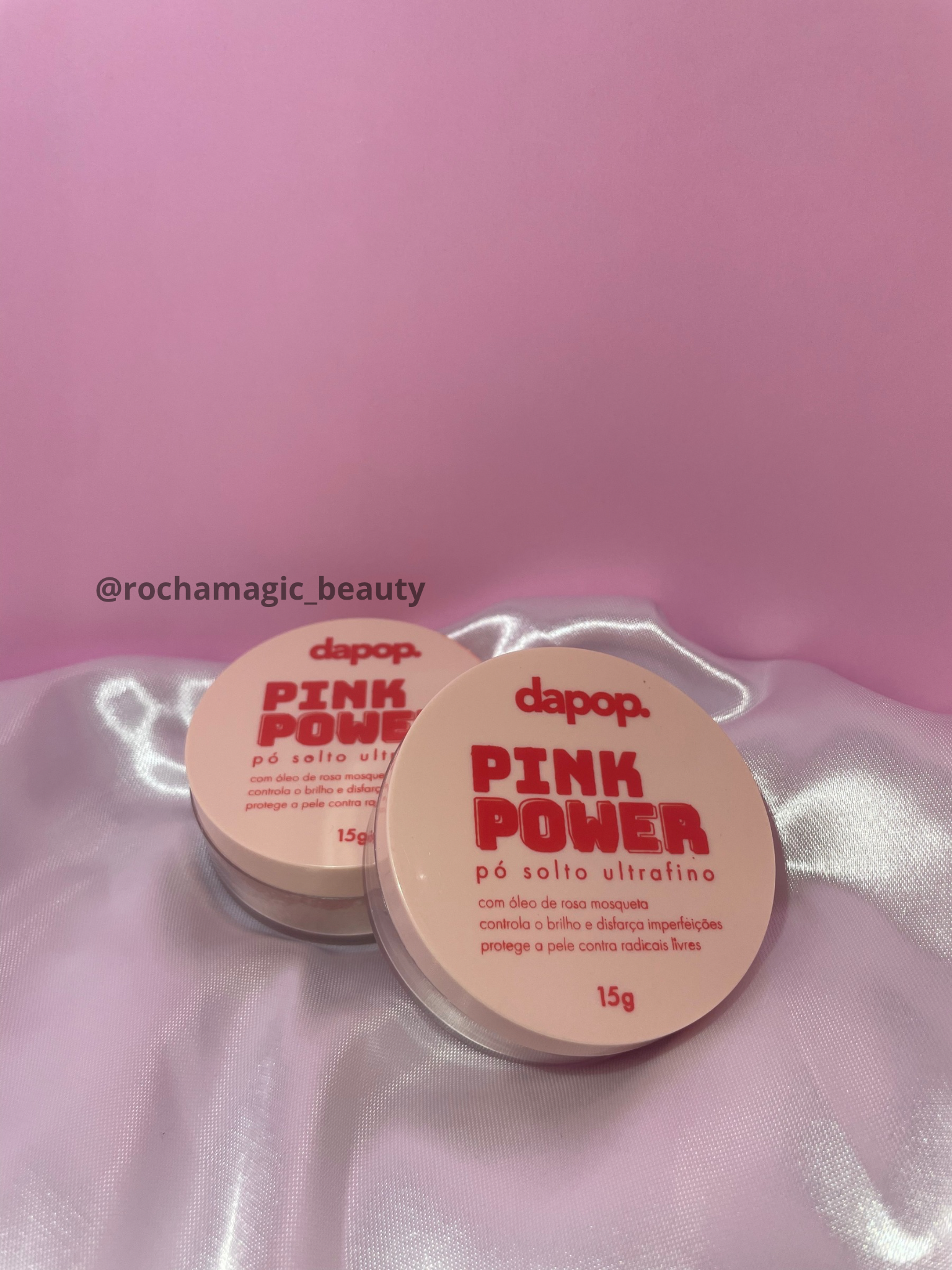 Pó Solto Ultrafino Pink Power - Dapop