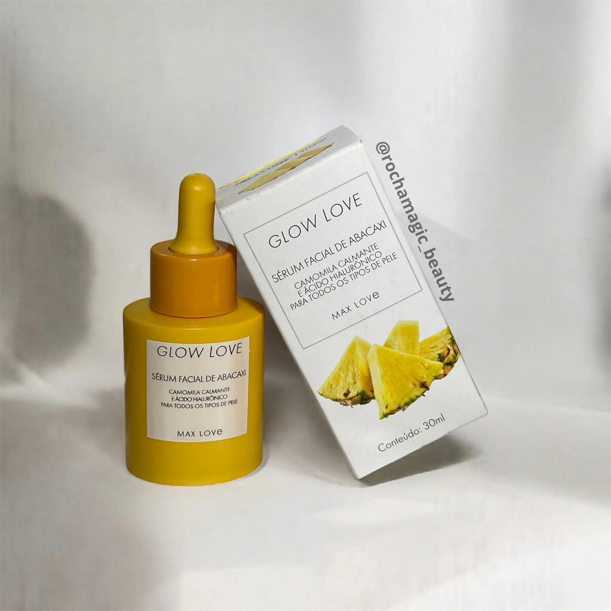 Sérum Facial Glow Love Abacaxi - Max Love
