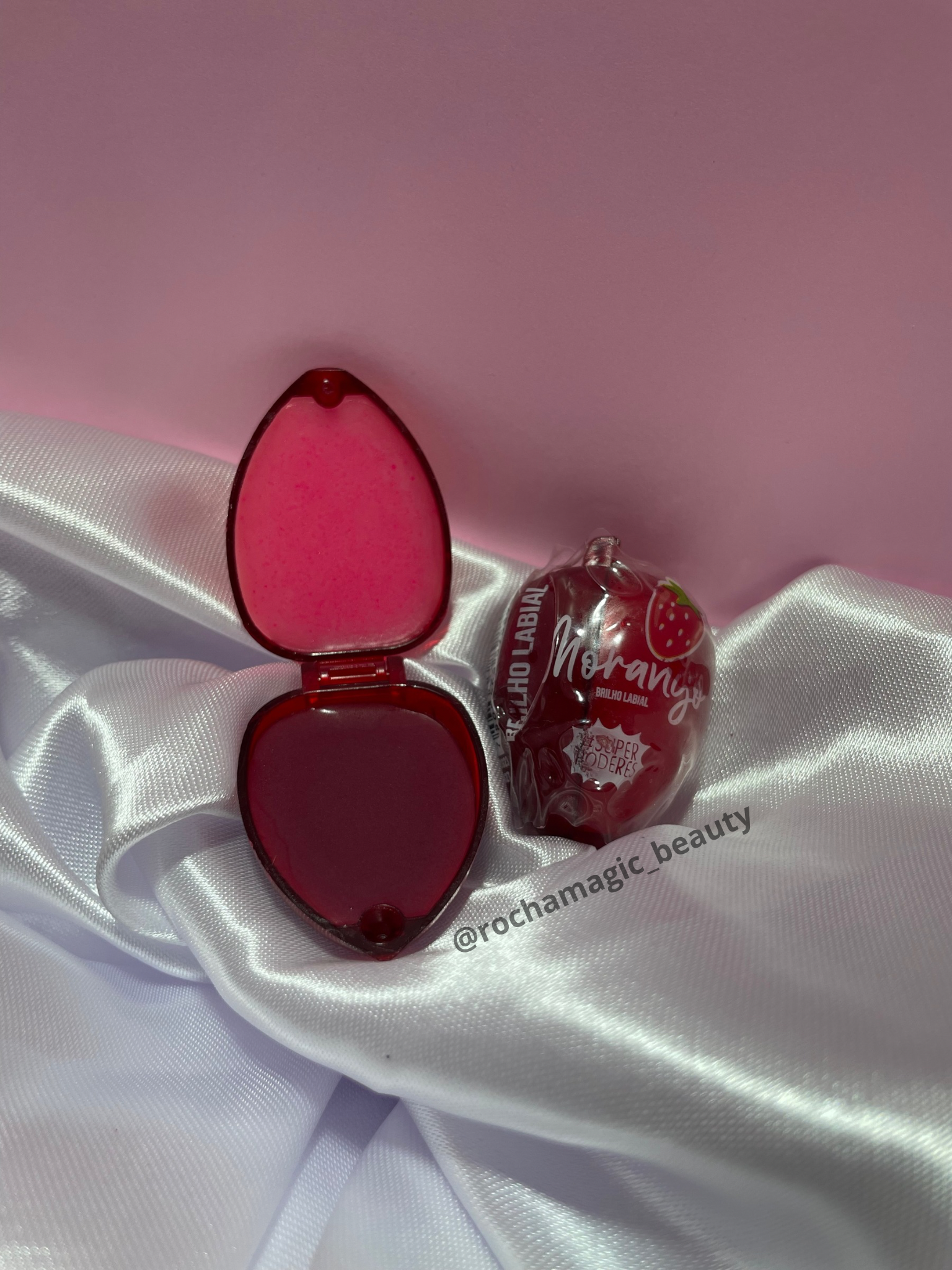 Brilho Labial Morango - Super Poderes