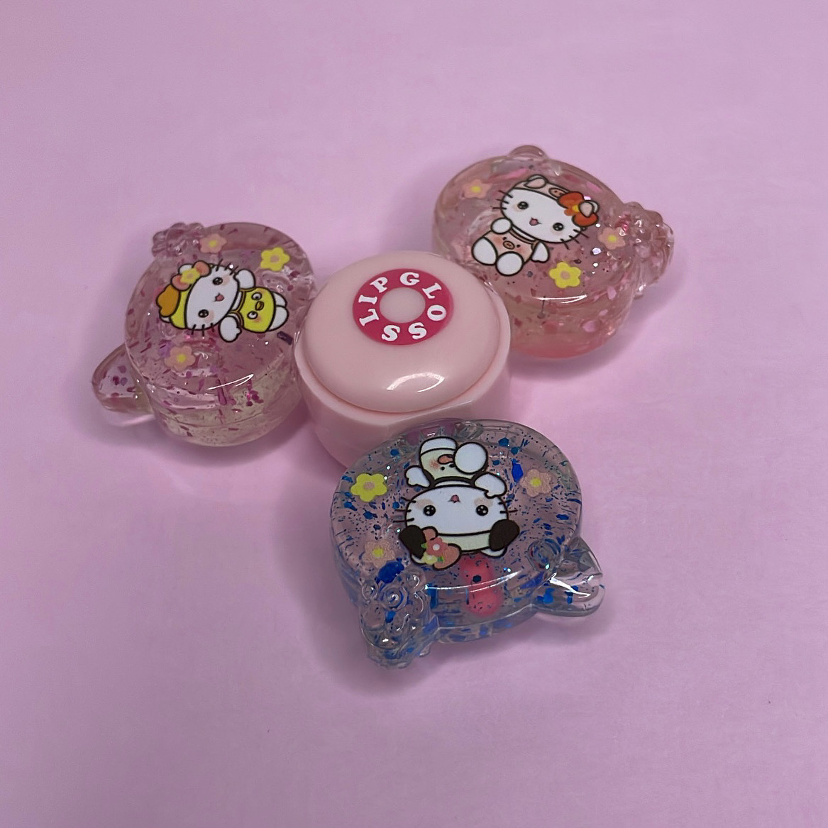 Trio de Gloss Spinner da Hello Kitty - Warda Beauty