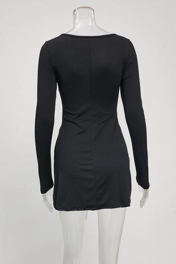 Elegant Black Lace Mini Dress