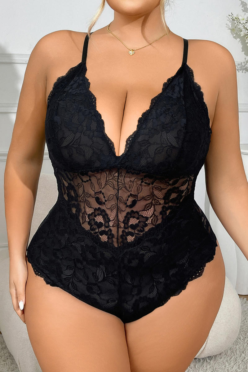 Black Lace Bodysuit