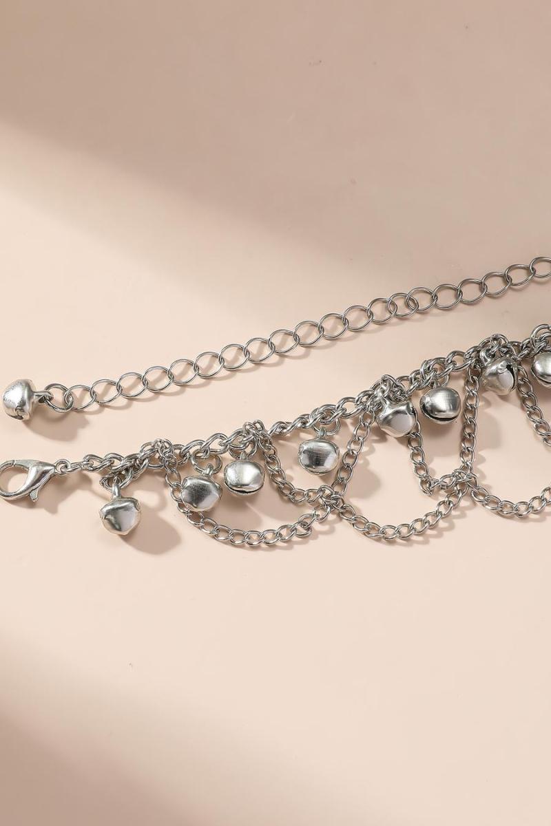 Bohemian Silver  or Gold Anklet