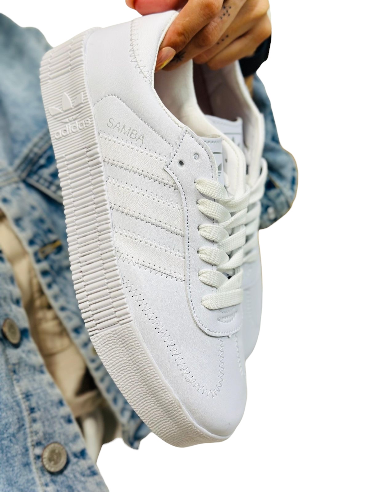 Tenis “Adidas” Samba blanco 