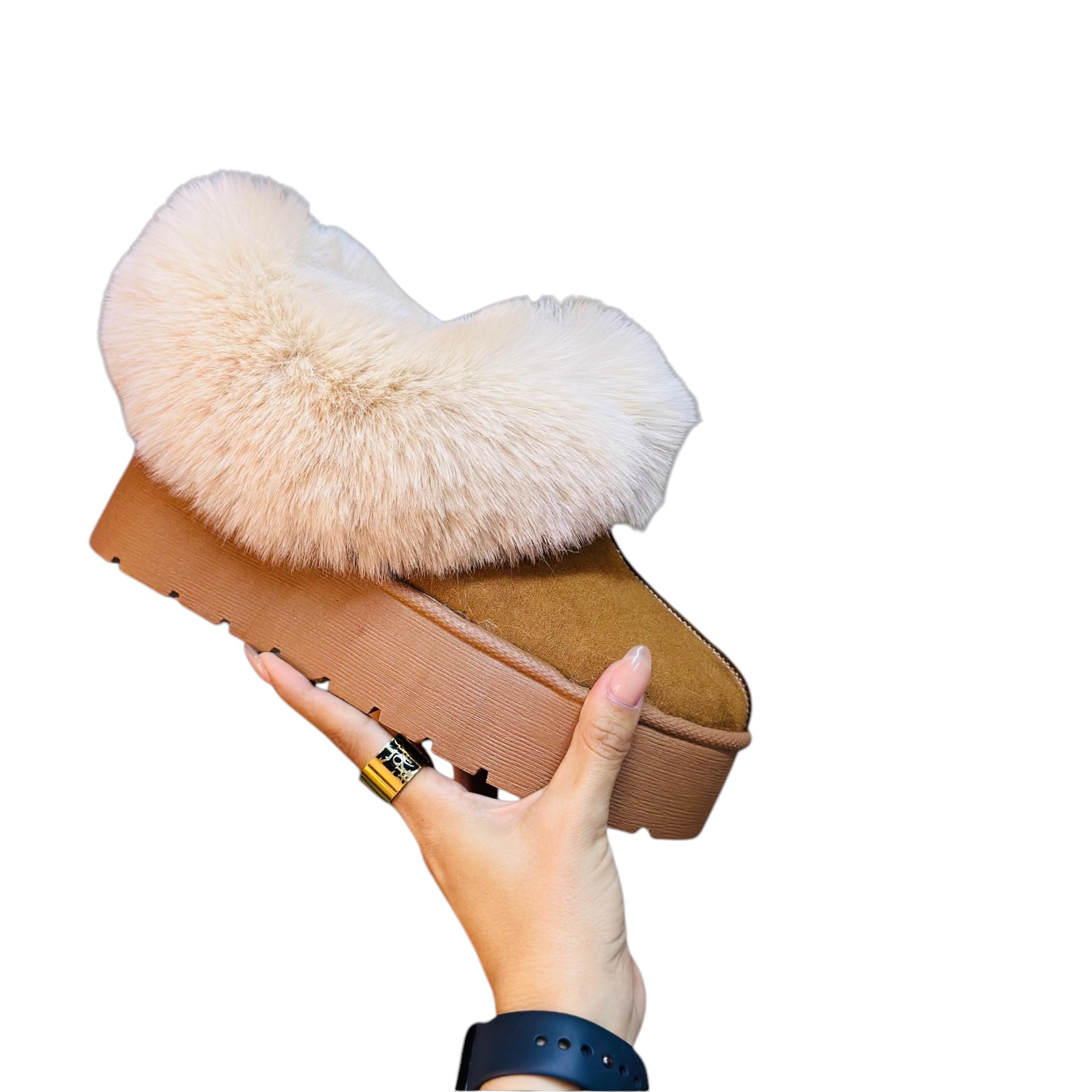 Pantunfla “Aspen” camel