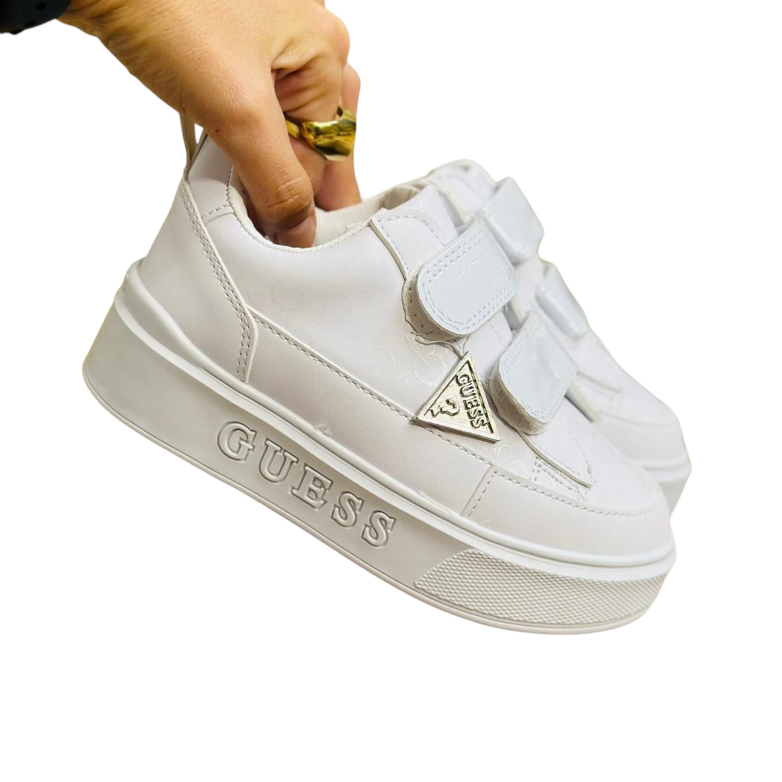 Tenis “Guess” blanco total niños