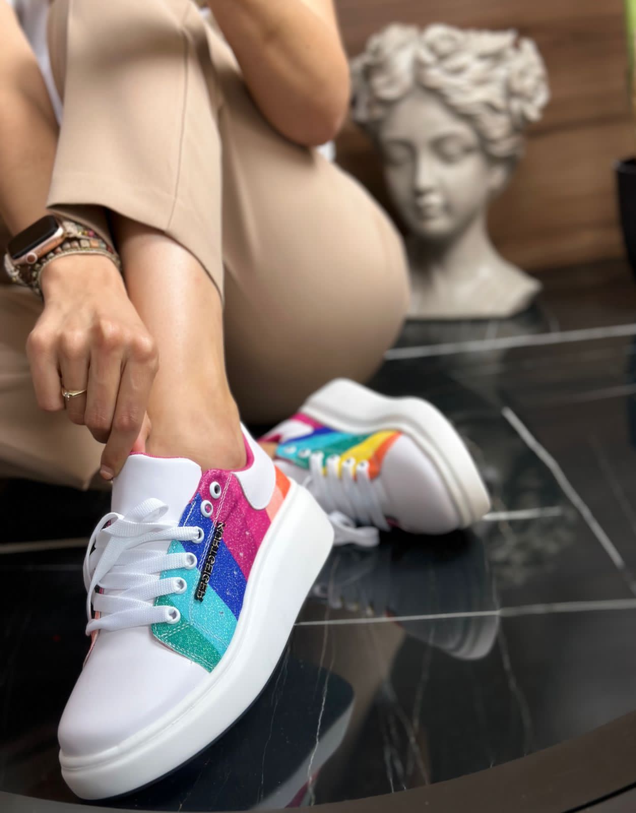 Tenis Kurt arcoiris