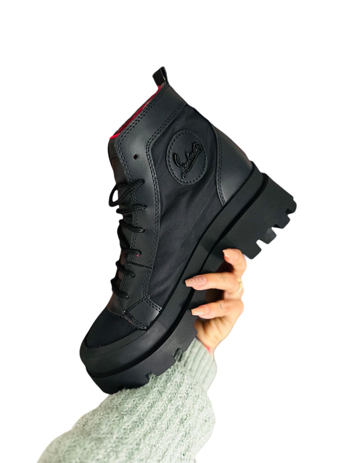Bota Negra LOBOUTIN