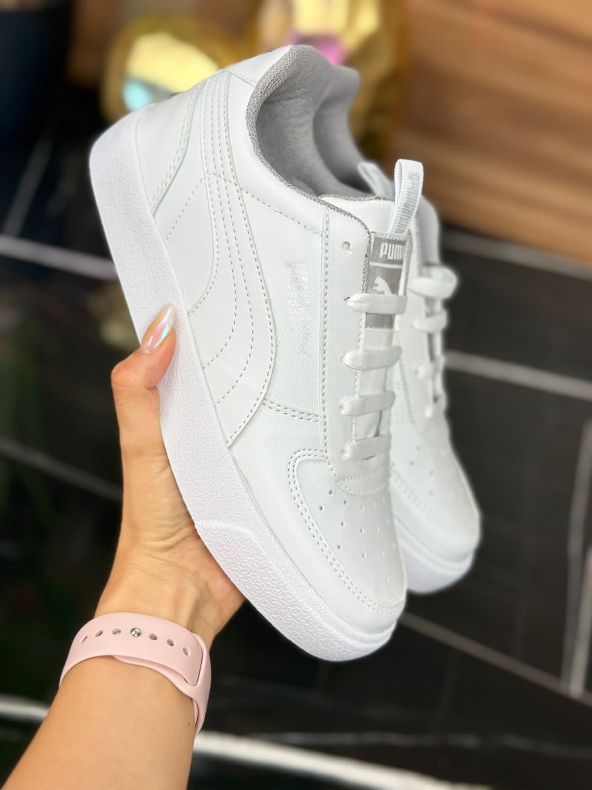 Tenis Puma clásico blanco