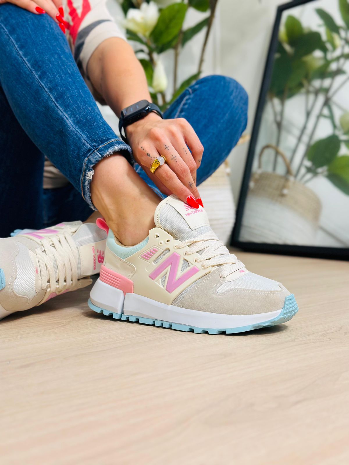 Tenis New Balance pastel