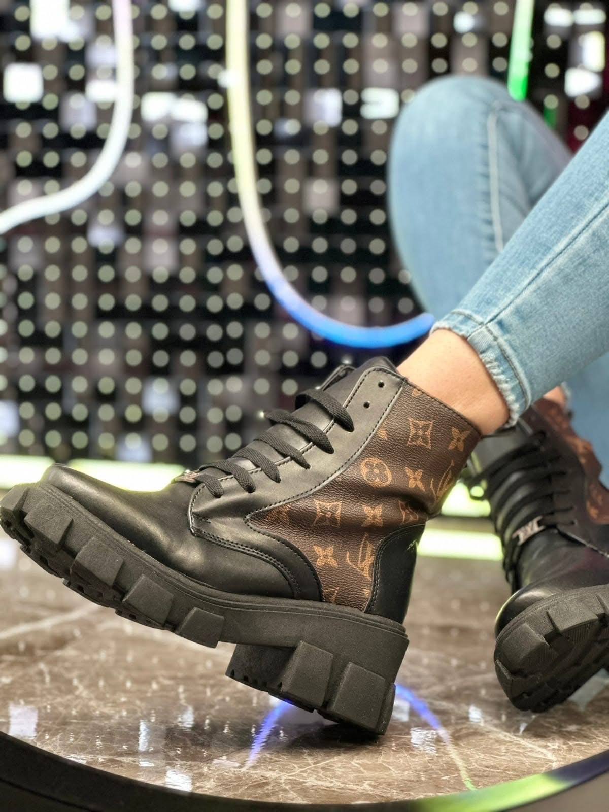 Bota LV monograma 