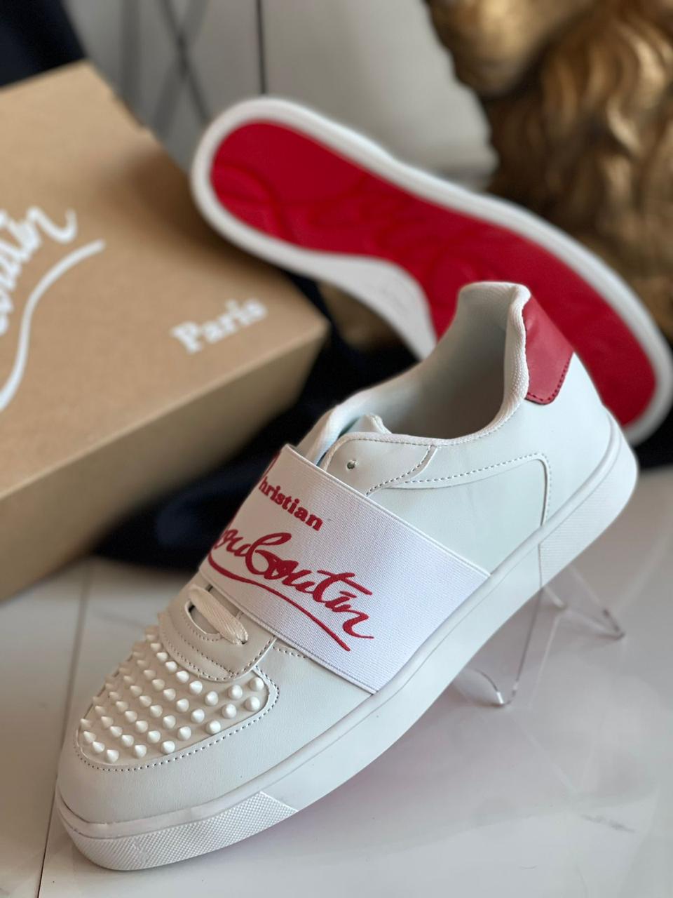 Tenis Blancos Casual Louboutin
