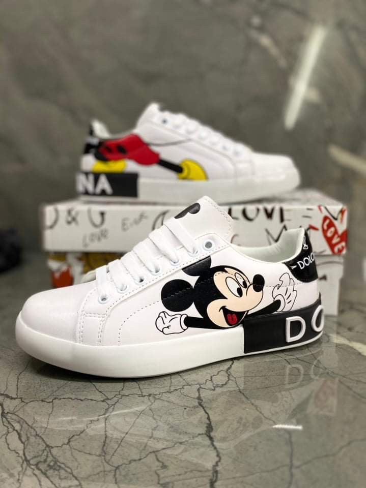 Dolce & Gabbana blancos Mickey Mouse